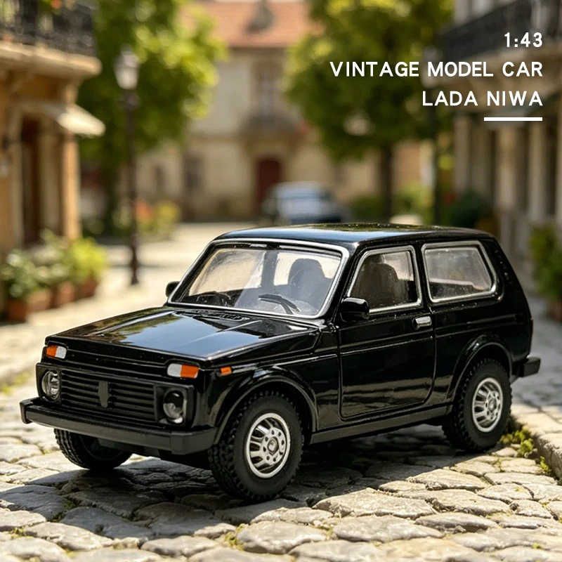 Modelo de Carro Retro Russo 1/43, Metal Fundido, Carro Compacto e Exquisito, Belo Item de Coleção, Decoração para Casa.