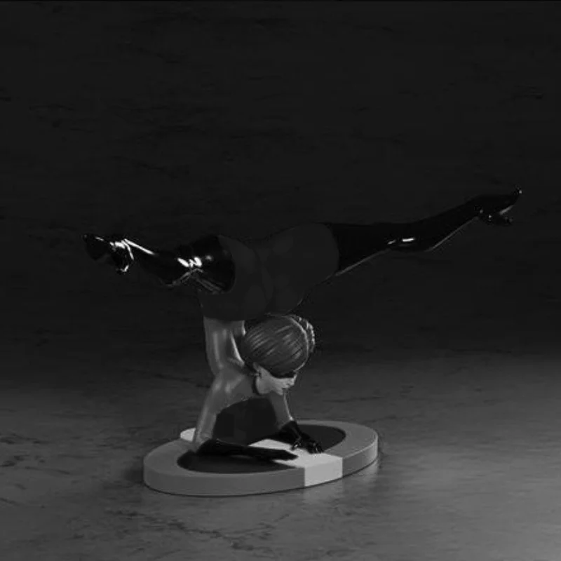 1/24 Scale Female Gymnast Resin Figure Assembled Model Kit Fantastic Miniature GK Toy Unassembled Unpainted