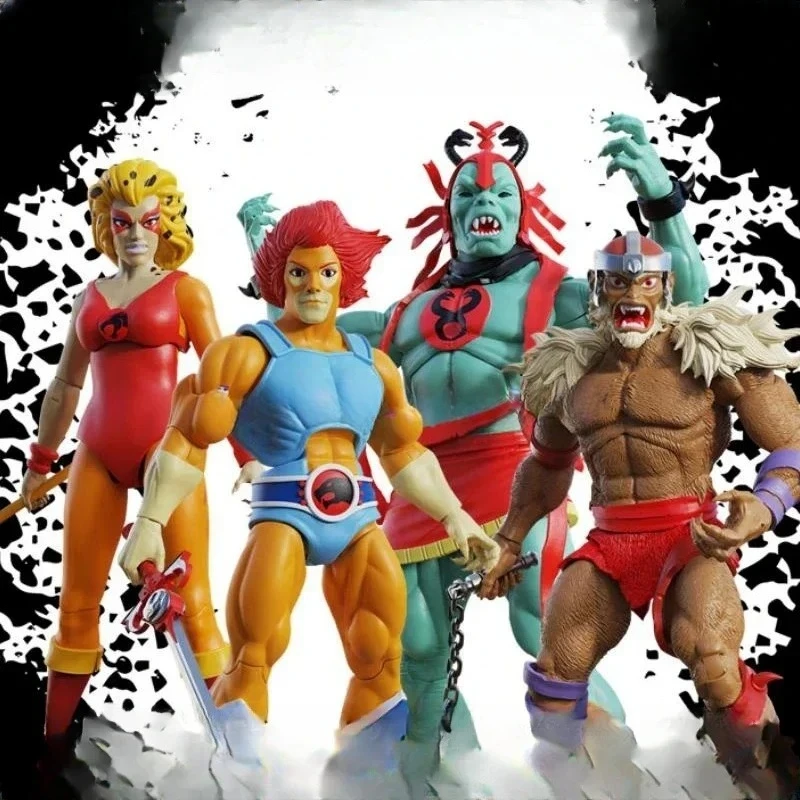 

In Spot Super7 Thunderbolt Cat Wave 6 Tcw6 Lion Cat Demon King Leopard Female Monkian Retro Style Anime Series