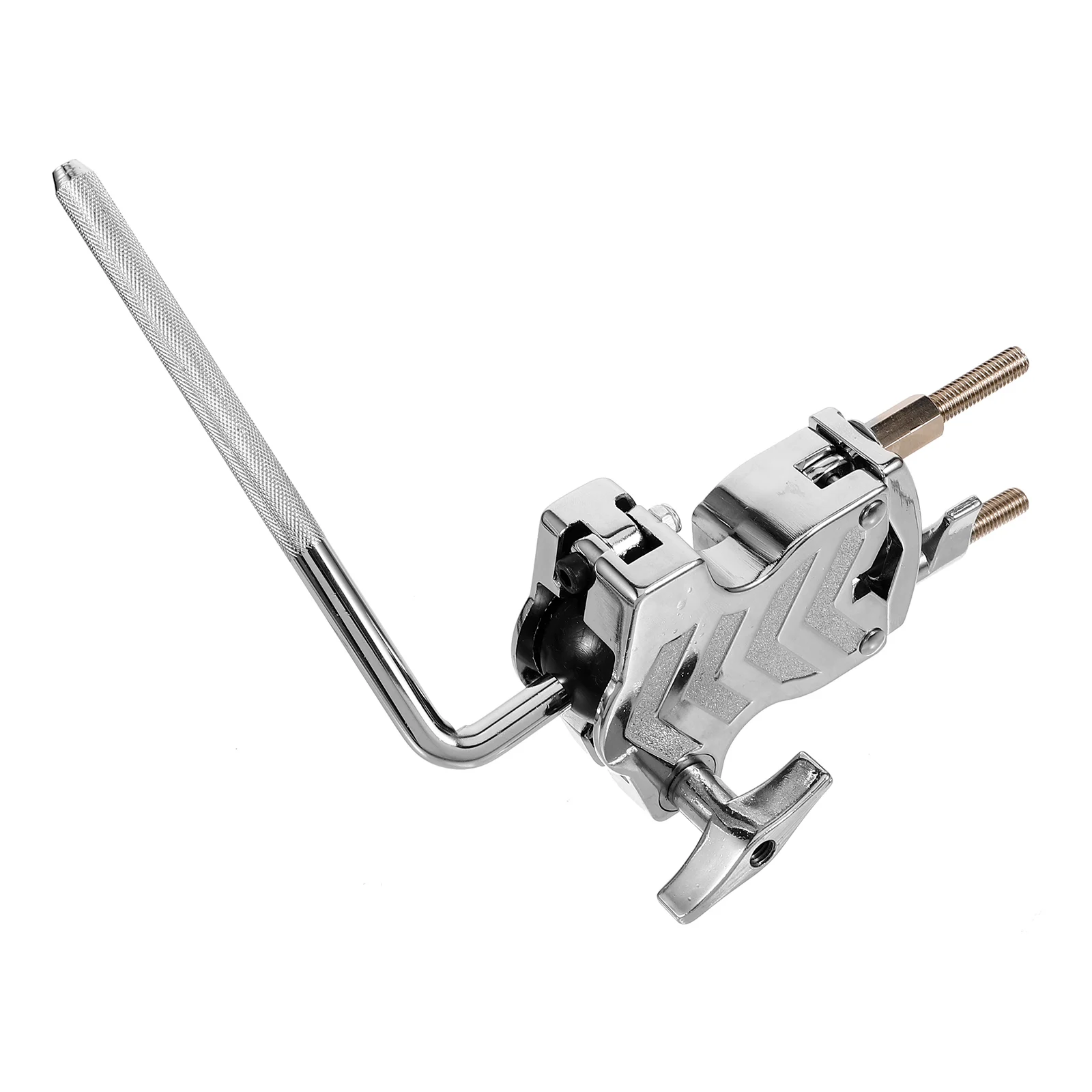 

Clip Drum Stand Cowbell Clamp Kit Extension Jazz Compact Zinc Alloy Mount Bracket