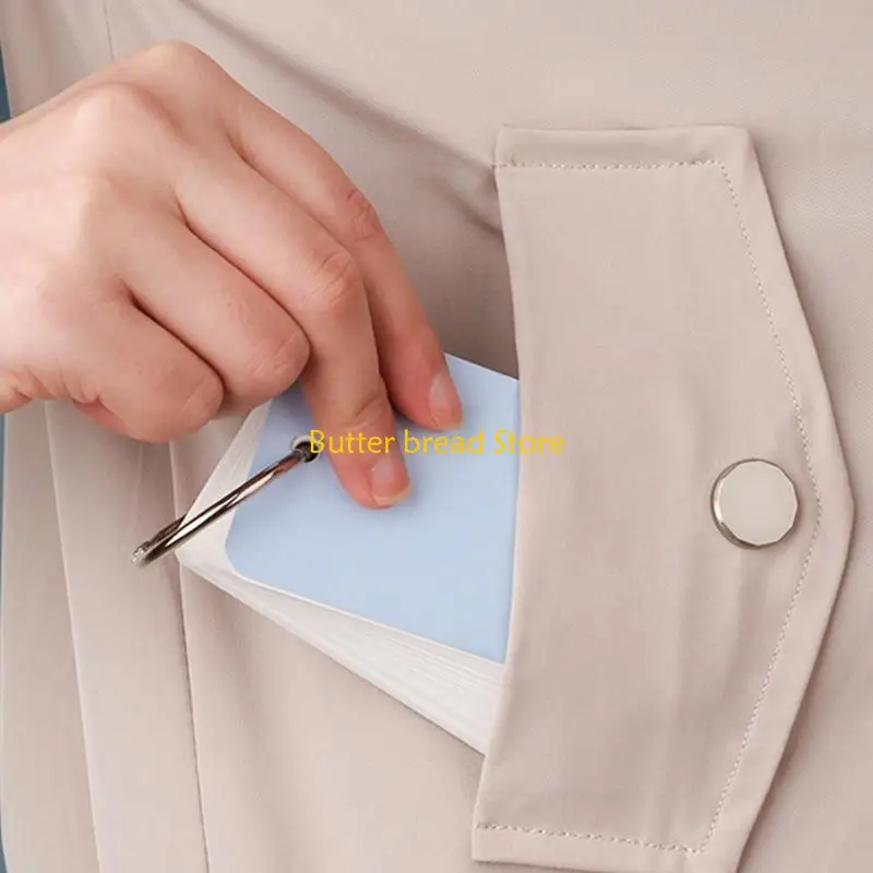 W89C 100 أوراق/حزمة الجيب من الورق المقوى الورق الورق ورق التبويب بطاقة مرجعية DIY مرجعية DIY