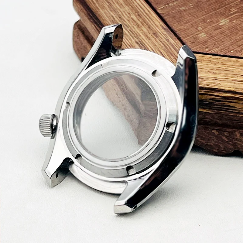 42mm Mod SPB185 Watch Case Fit for NH35 NH36 4R 7S26 Movement Transparent Back Cover Sapphire crystal glass SPB185 Watch Cases