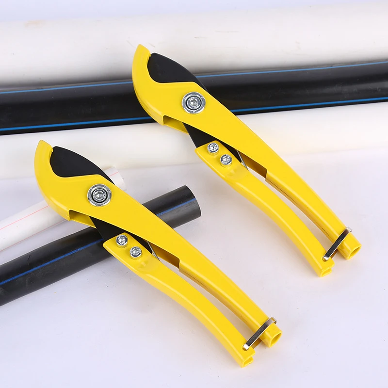 PVC Plastic Pipe Cutter Scissors 0-32mm Can Cut PVC/PP/PE and Rubber Hose Professional Manual Cutting Tool Scissors