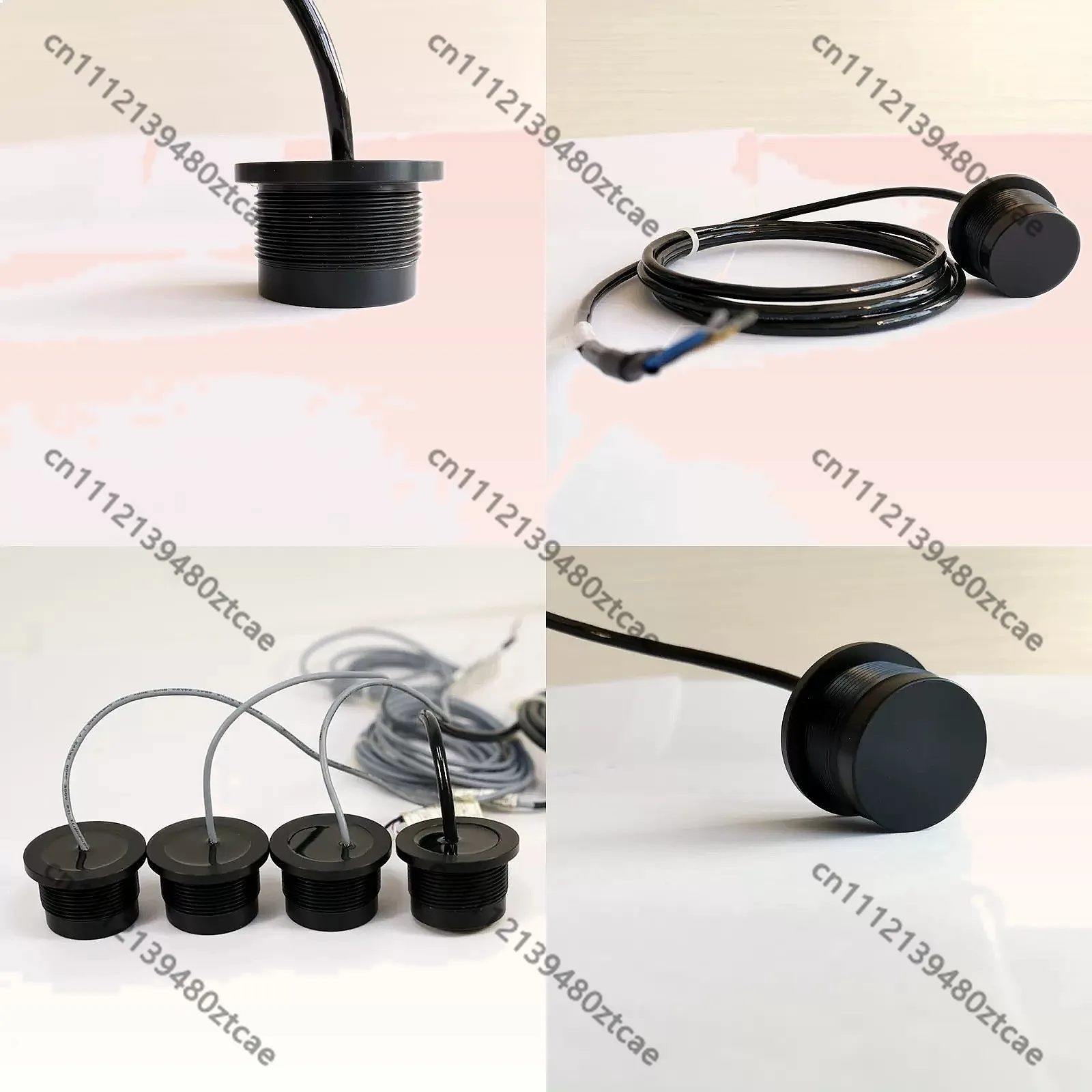 500K Ultrasonic Piezoelectric Ceramic Underwater Acoustic Transducer Vibrating Ranging Sensor Probe