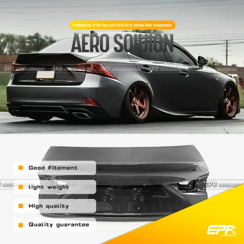 

Спойлер заднего багажника Lexus 2013-2017 IS Duckbill | АБС-пластик для F-Sport IS350/300h/250 GSE31/AVE30/GSE30 подтяжка передней и после подтяжки