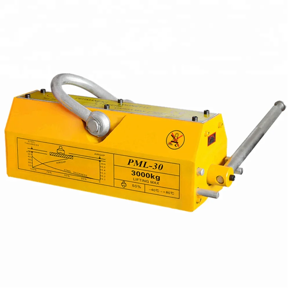 Lifting Round Steel or Steel Board Nd-Fe-B 50 kg-30000 kg  Permanent Magnet Lifter