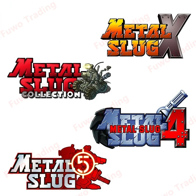 

Fuwo Trading Car Sticke Personality Metal Slug X Logo Vinyl Waterproof Scratch-proof Custom Printing Window Trunkcar Decal PVC