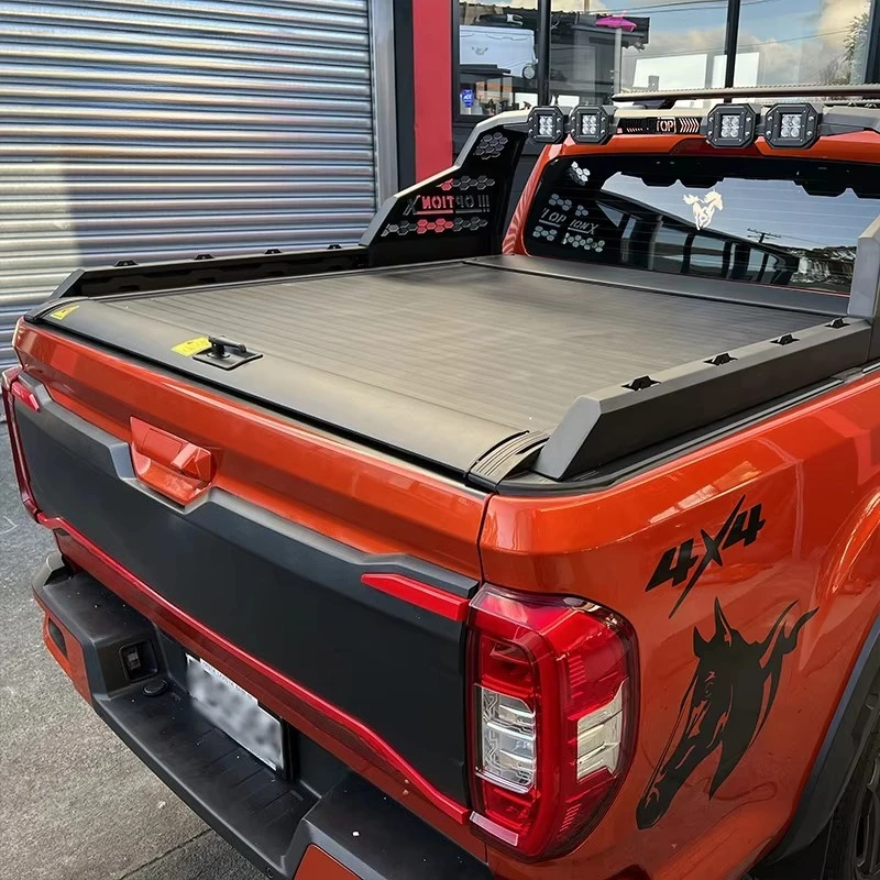 OEM aluminium retractable Truck roller lid cargo cover accessories  pickup bed tonneau cover for BYD shark 6 2024-2025