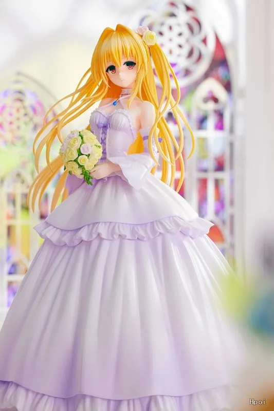【Originale】KADOKAWA CAworks To Love-Ru Darkness Golden Darkness Abito da sposa Figure in scala 1/7 Modelli da collezione Giocattoli anime
