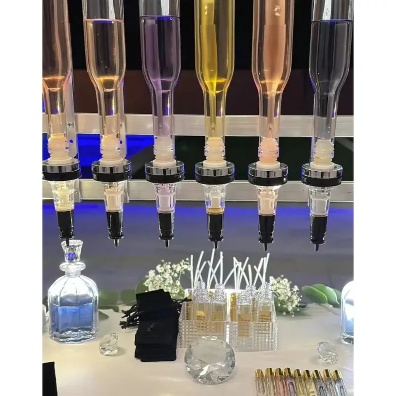 Metal Stand Personalization Original Scent Bar Experience Peume Oil Dispenser 6/8/12 Heads 375ml with