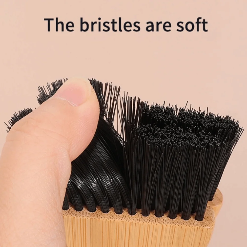 Bamboo Hair Dye Brush Wide Brush Bristles Sharp Point Tail Design Salon Coloring Tool Solid Wood Handle Point Tail Hair Brush