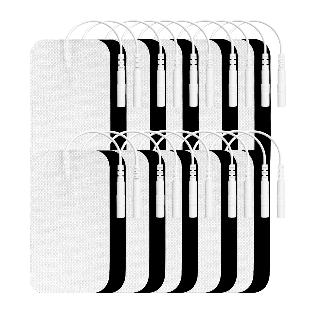 100/50/20P TENS EMS Electrode Pads Gel Patch Nerve Muscle Stimulator Electrode Gel Stickers Replacement Massager Self-adhesive