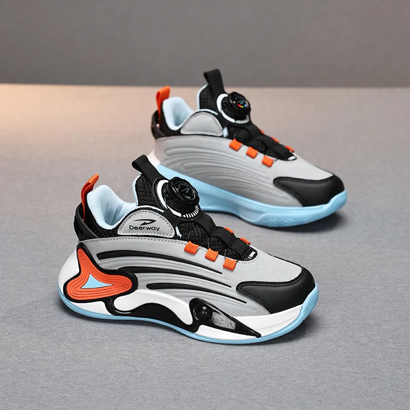 

A pair of children's four-season leather upper sports shoes, soft casual running shoes, size 28-39，TL-D6631