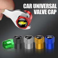 4Pcs Car Wheel Tires Valve Stems Caps Rims Valve Auto Accessories For Chevrolet Cruze Lacetti Captiva SS Z71 Equinox Trax Impala
