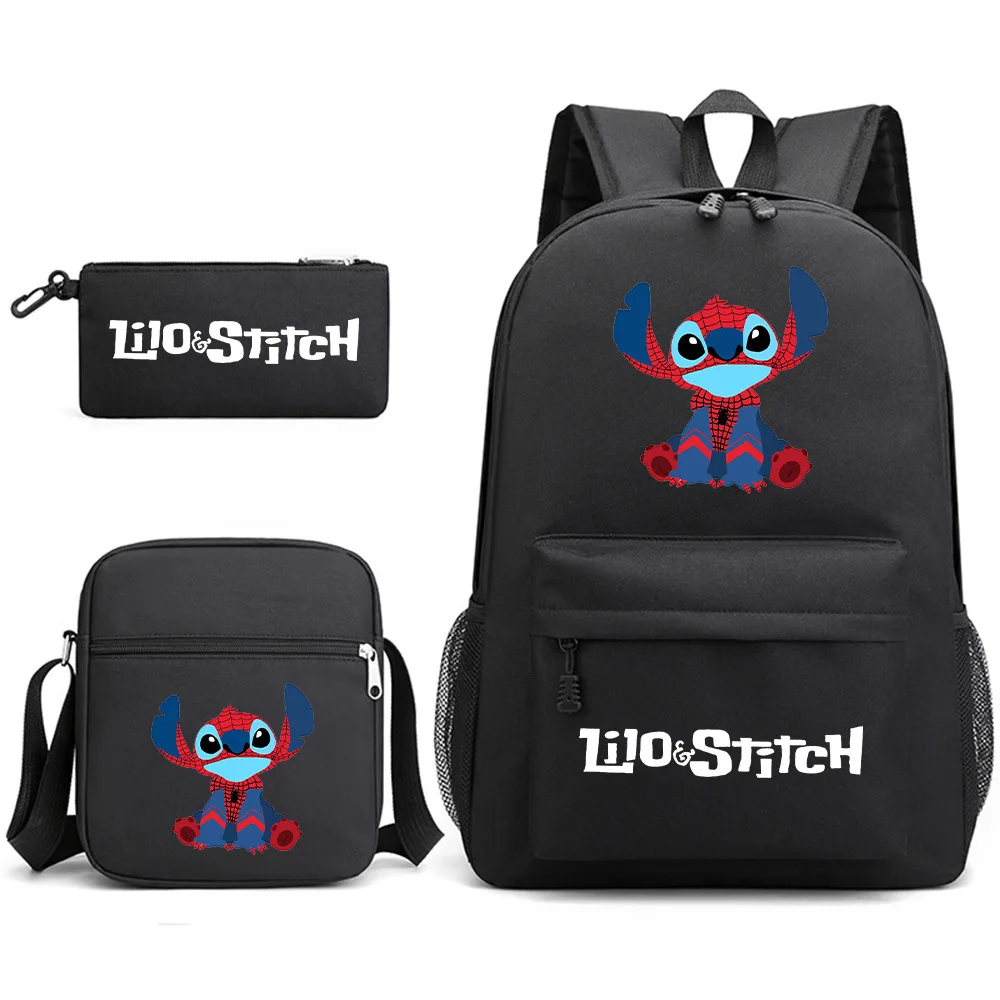 Stitch School Bag Casual Backpack Male and Female Student Backpack Printed Large Capacity Outdoor Backpack