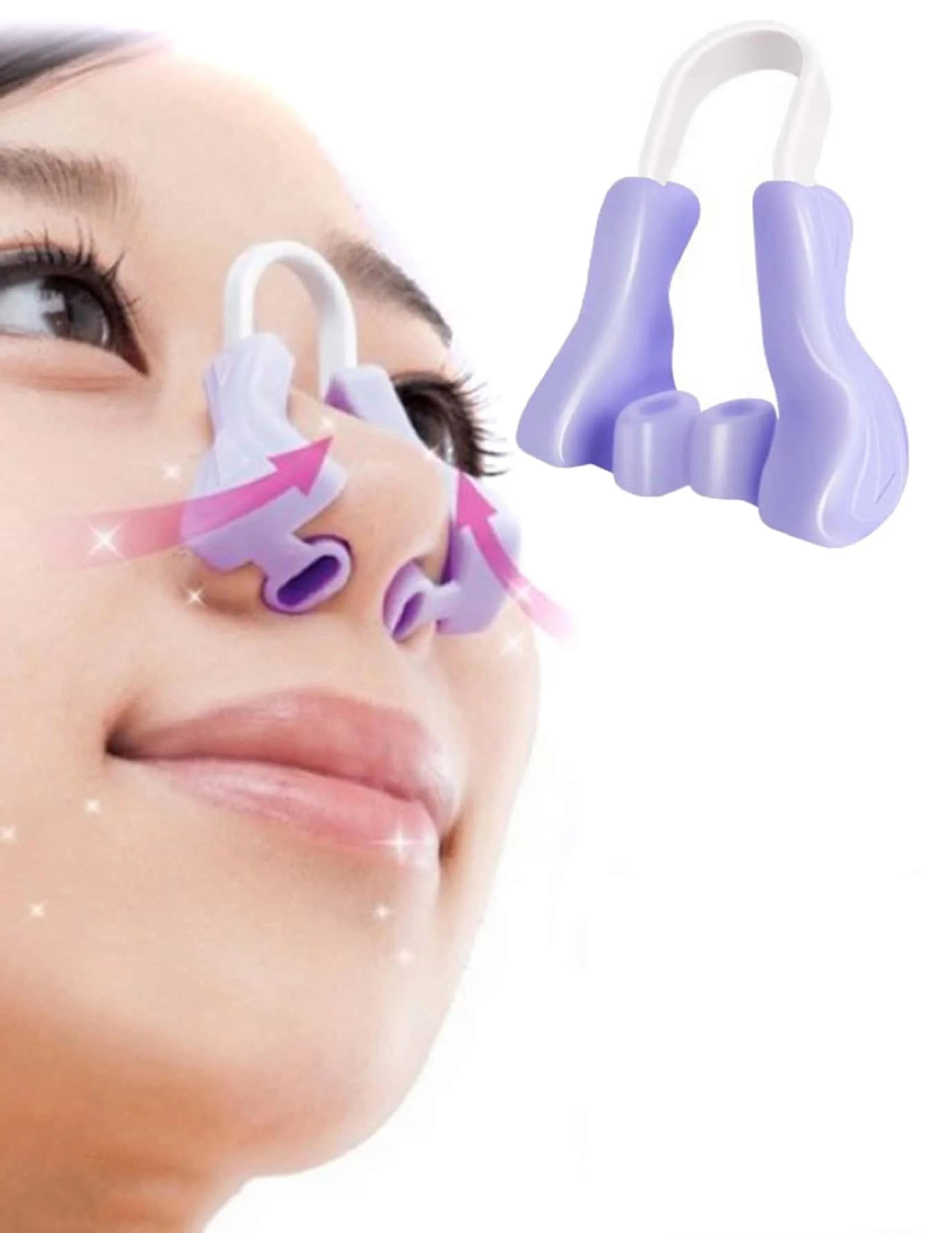 1pcs soft silicone nose clip, nose bridge lifting, plastic surgery, nose bridge correction