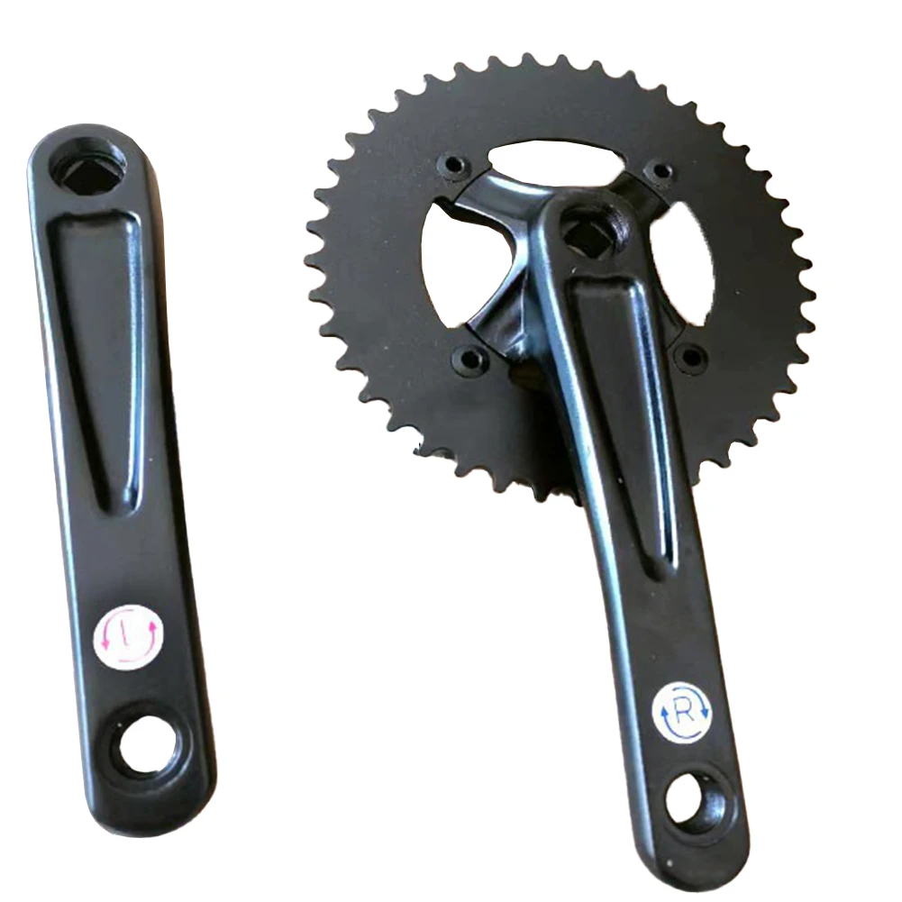 

1 комплект шатунов для велосипедов, шатуны 42T, звездочка 170 мм, шатуны с квадратными отверстиями для электрического велосипеда, шатуны из алюминиевого сплава, аксессуары