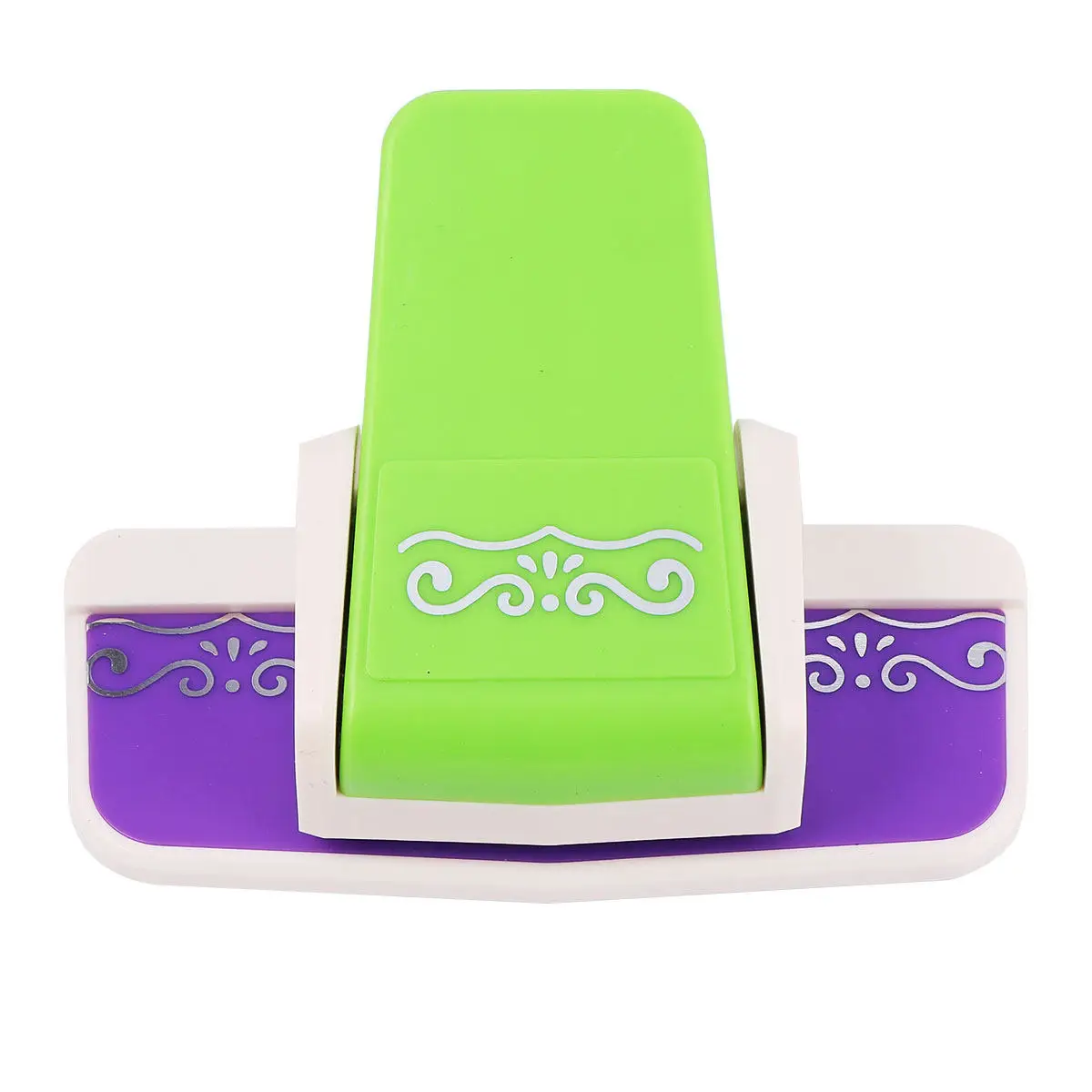 

Мини-резак для бумаги DIY: ручной, для скрапбукинга, для детей, случайный цвет, 6 простых в использовании насадок, прочный, для картона