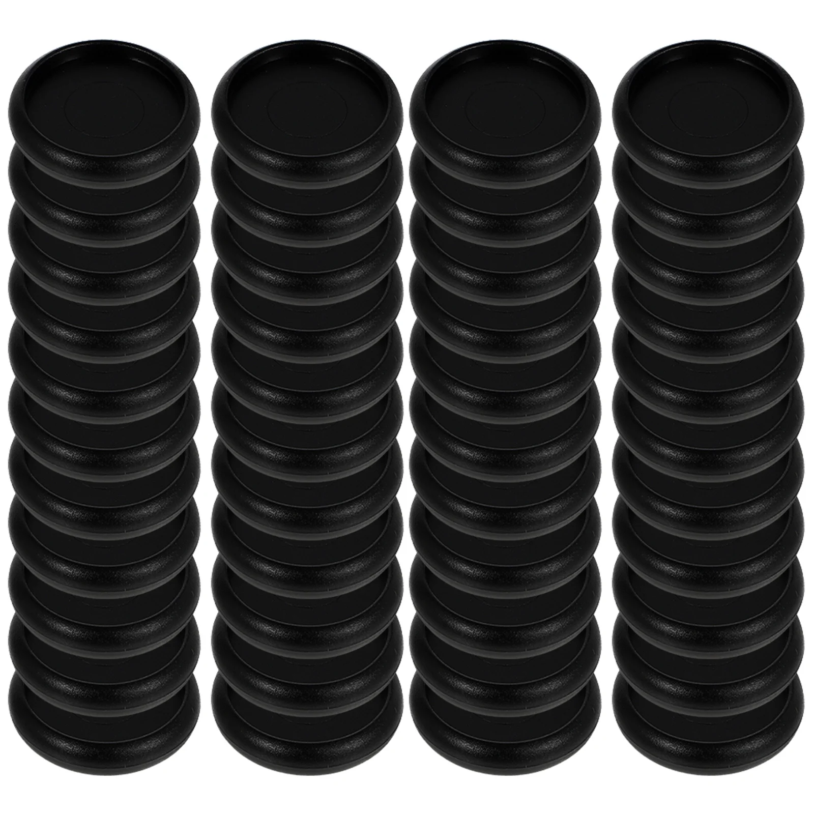 44Pcs Round Binding Buckles Premium ABS Material Smooth Surface Loose Leaf Binder Rings for Memo Filing Home Office