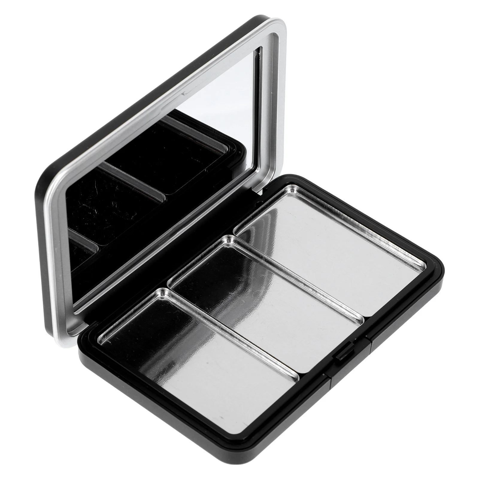 

1Pcs Multi-Function Empty Eyeshadow Box Makeup Storage DIY Lipstick Blusher Container Portable Compact Travel Case