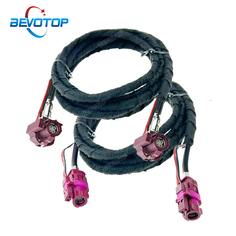 BEVOTOP 4+2 6Pin HSD D Female to D Female Straight/Right Angle 90° Jack High Speed Data Transmission LVDS HSD Cable Wire Harness