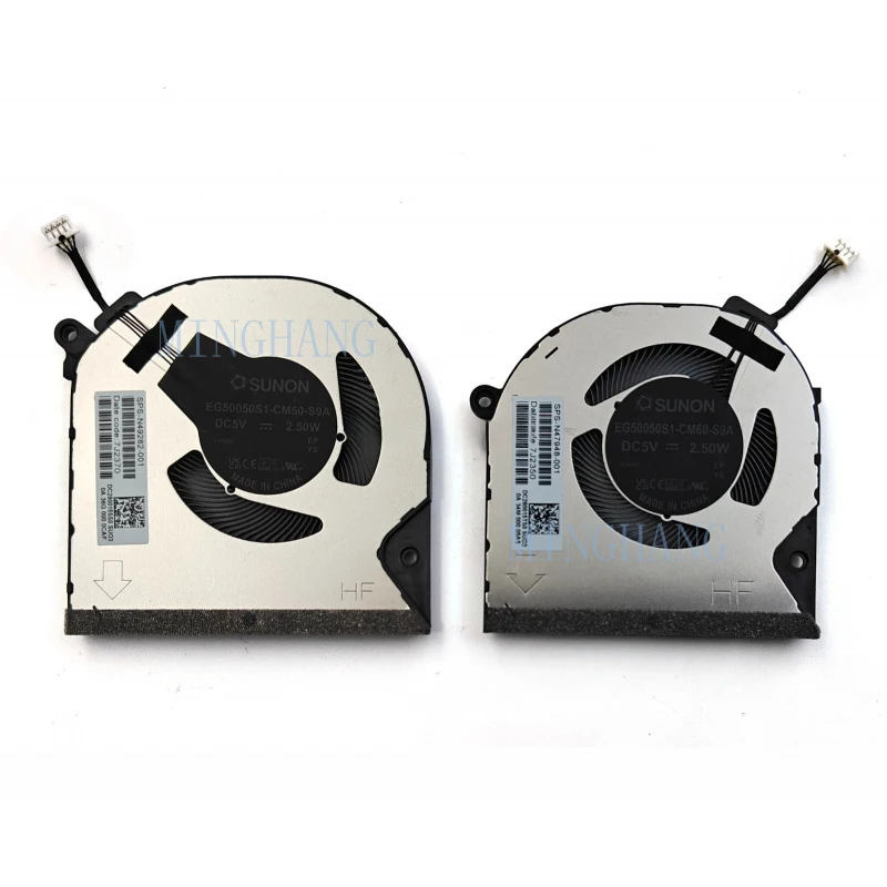 M  New for HP Envy x360 15-FE 15-FE0010CA 15-FE0013DX 15-FH 15-FH0023DX CPU & GPU Fan
