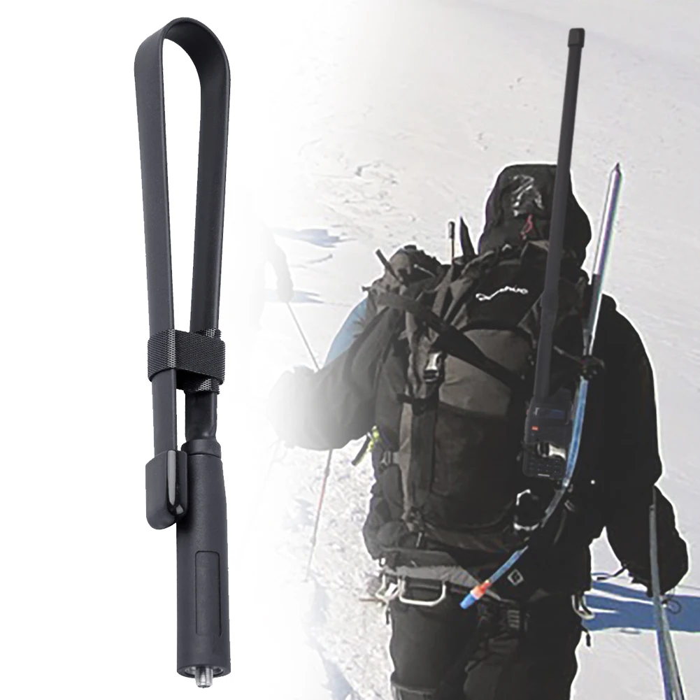 Foldable Outdoor Radio VHF UHF Dual Band Walkie TalkieBoost SMA Female Durable Antenna Flexible For Baofeng UV-5R/82