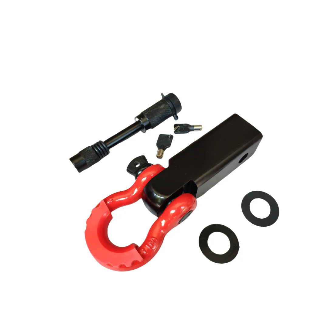 18000 Lbs 2 inch Shackle   Receiver Towing Trailer Hitch Shackles 4X4 Tow Hook Tow Hitch