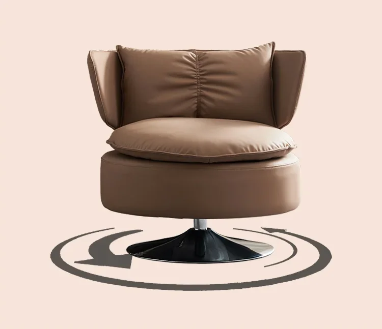 360 degree rotating single sofa chair