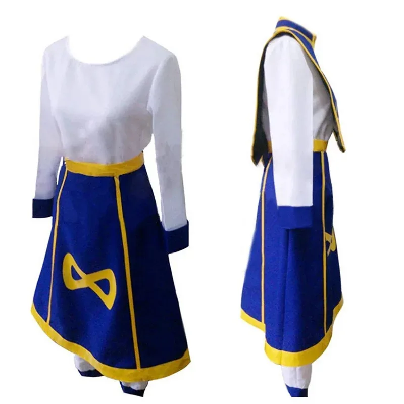 Anime HUNTER X HUNTER Kurapika Cosplay Costume Kurapika Blue Uniform Halloween Carnival Party Dress Up Men Women Kimono view 6