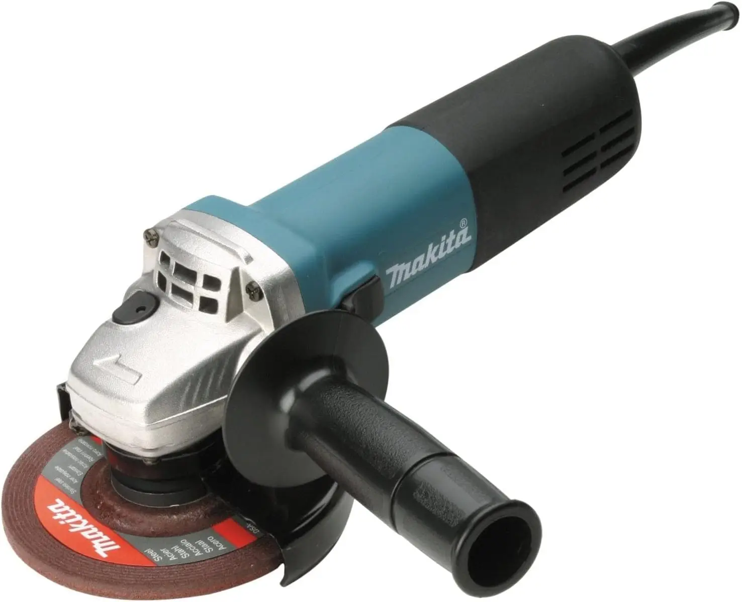 

Makita 9557NB 4-1/2" Angle Grinder, with AC/DC Switch, Teal