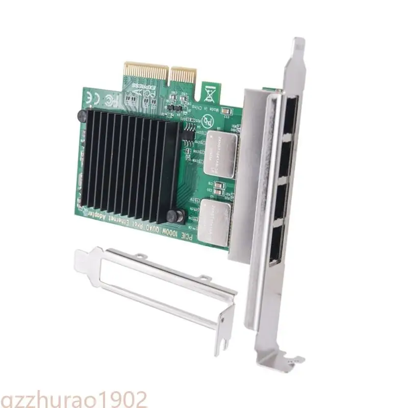 97QB 2/4 Port PCIe 4x Gigabit Ethernet Card Controller PCIE 4x -Netzwerkadapter