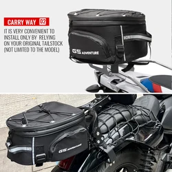 Waterproof Motorcycle Tail Bag Multifunction Rear Seat Bag High Capacity For BMW R1200GS R1250GS LC Advenutre F850GS F750GS