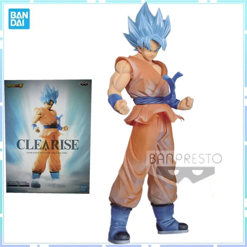 Bandai Original Banpresto Anime Dragon Ball Z CLEARISE Son Goku PVC  Action Figures Collection Model Toys