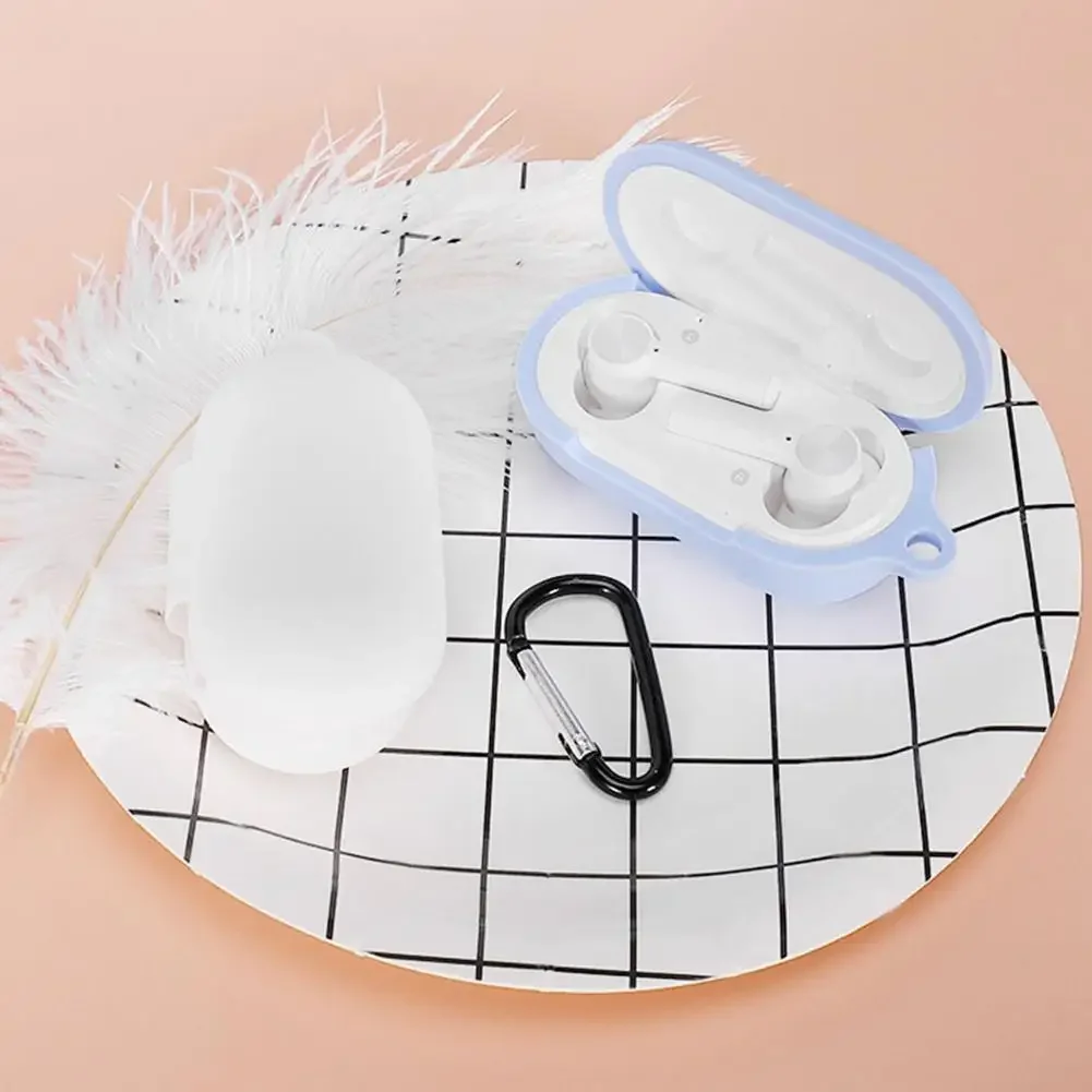 Suitable For Oneplus Buds Z2 TWS Wireless Bluetooth Heatset Protective Sleeve Silicone Earbuds Shell oneplusbuds z2 With Hook