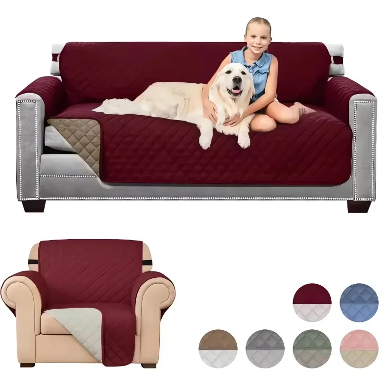 Reversible Meeting or Bed Room Sofa Cover Furniture Protector Wholesale Cheap Bed Chair Hotel Home Dog Pet Sofa Protector