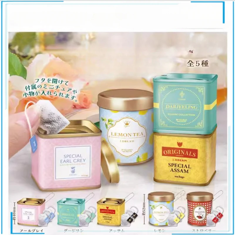 

Mini Tea Canister Gashapon Collection Pendant Keepsake Action Figure Model Toys