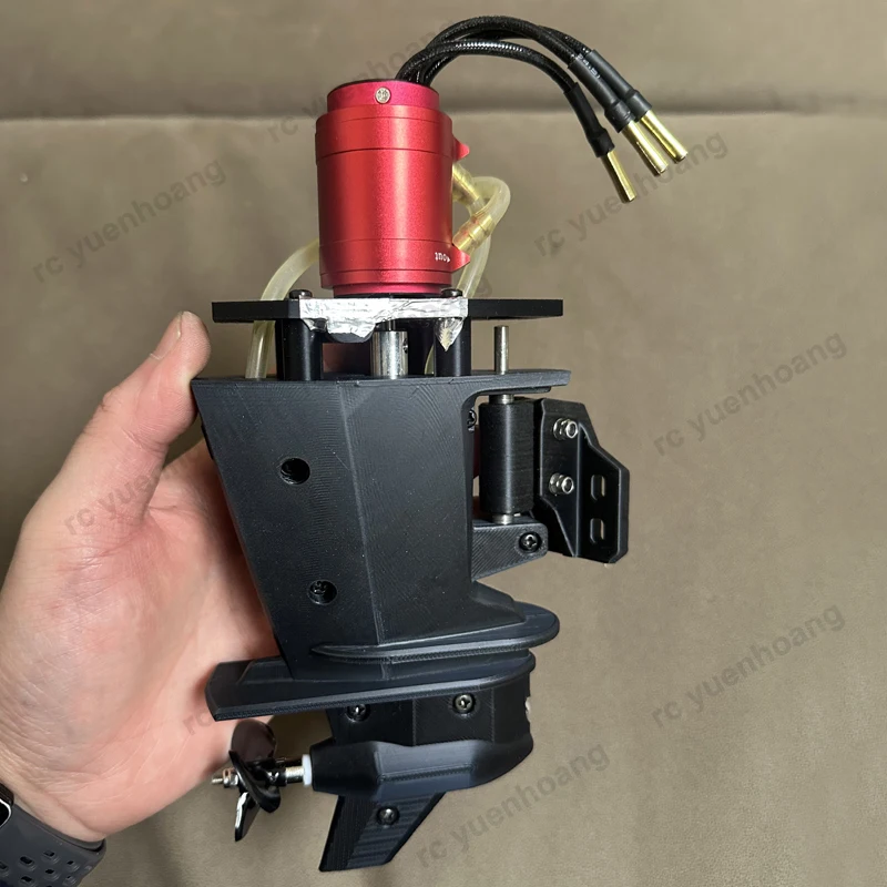 1PCS with 2850 3100KV Brushless Motor Outboard Power Engine 3D Printed Outer Shell Large Thrust Handing Motors for RC Jet Boat