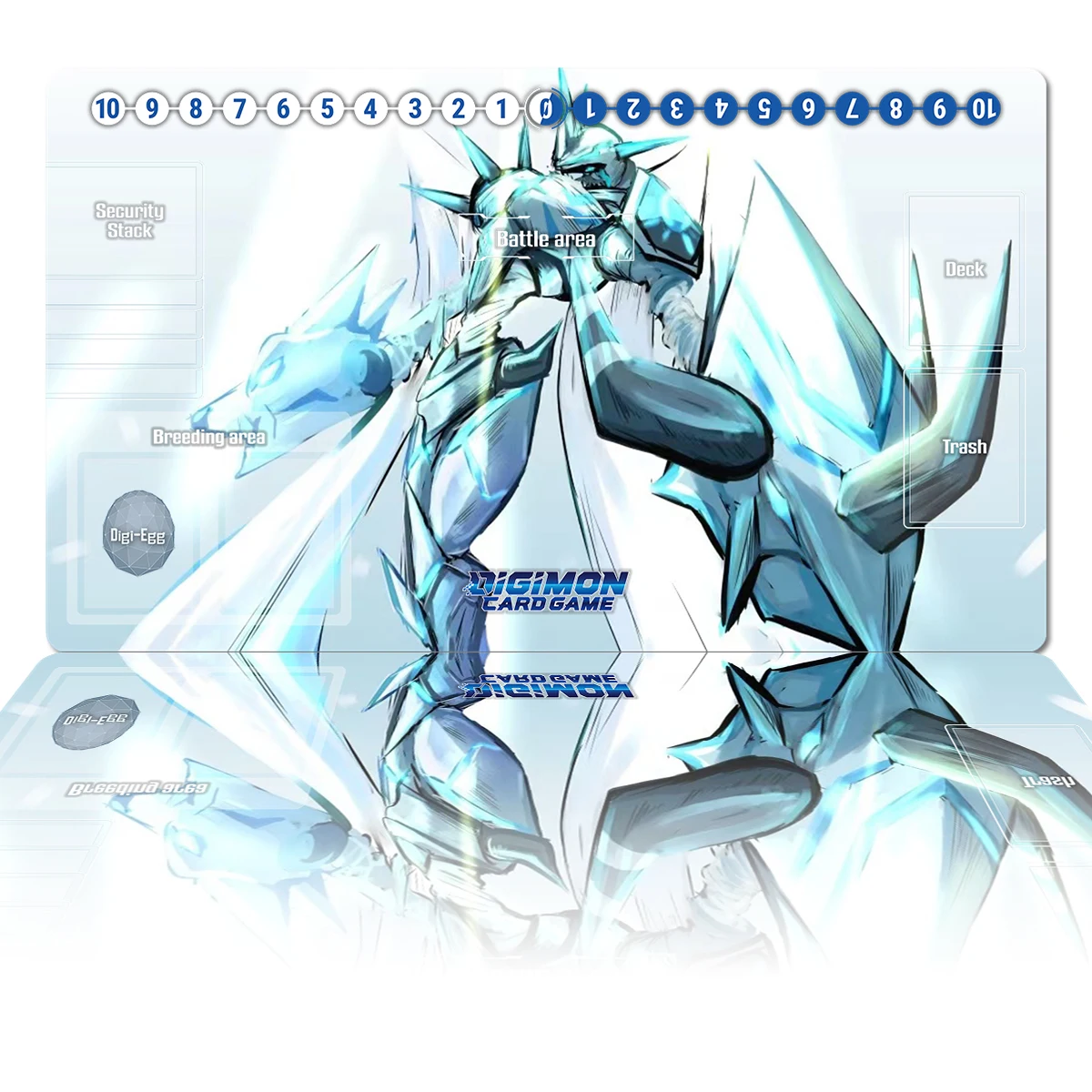 Digimon Playmat Omnimon DTCG CCG Board Game Trading Card Game Mat Anime Mouse Pad Rubber Duel Desk Mat Gaming Accessories & Bag