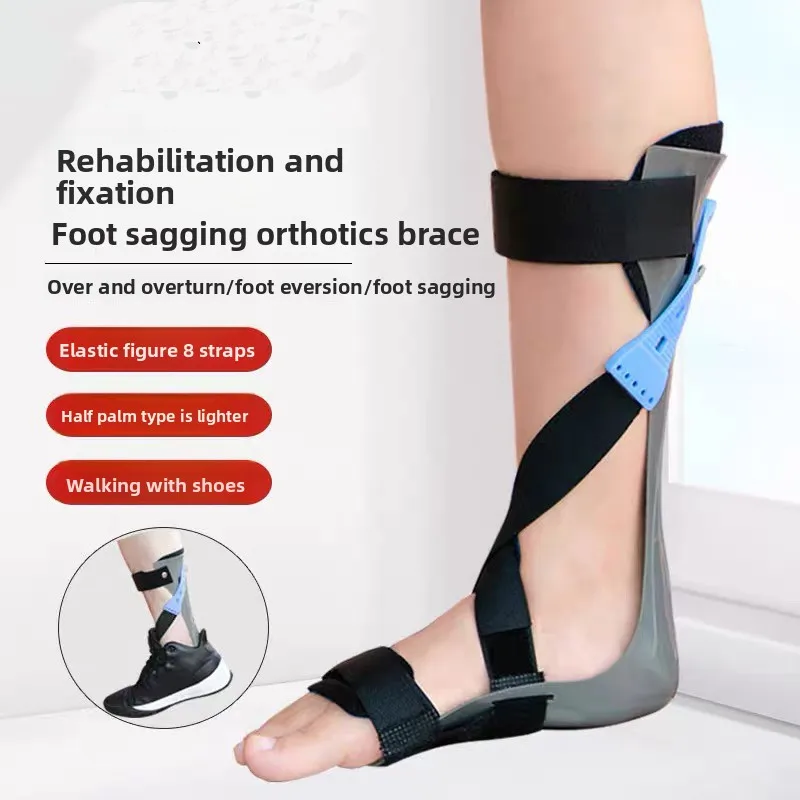 

Foot Drop Orthotics Ankle Orthosis Adjustable Elasticity Valgus Orthotics Stroke Hemiplegia Rehabilitation Shoes Foot Supports
