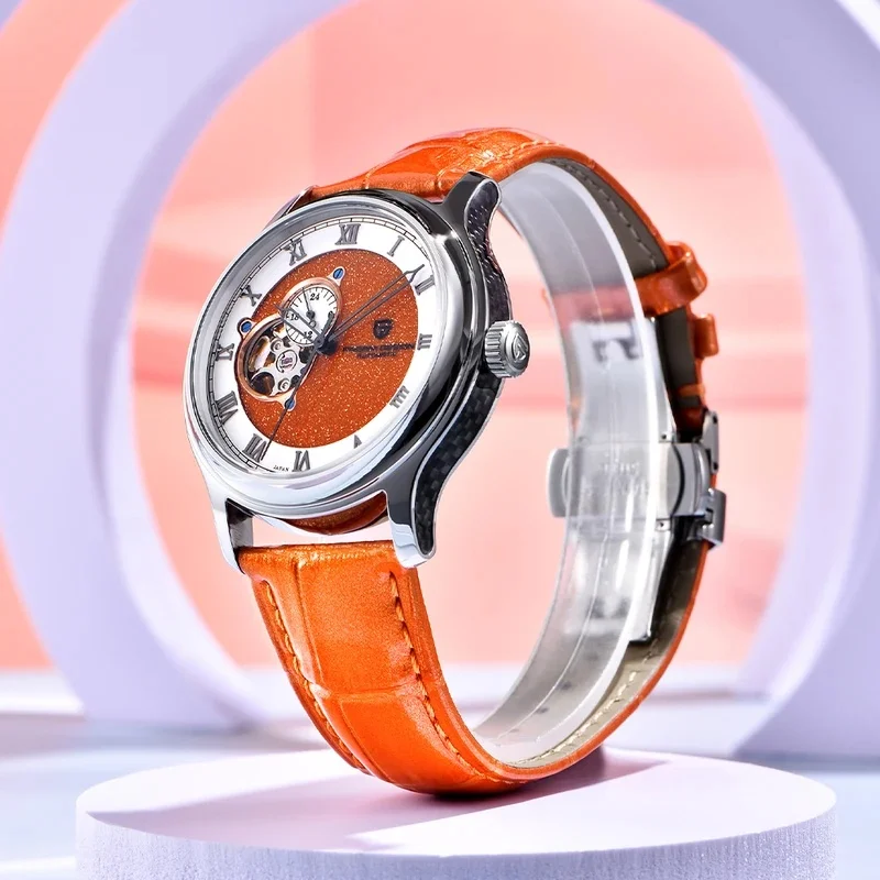 Nuevo reloj mecánico para hombre de 41 mm de la marca Pagani Design, con movimiento JP NH39, cristal de zafiro de lujo y resistencia al agua hasta 100 metros.