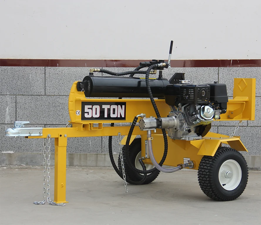 

50 Tons Wood Firewood Processor Fire Wood Log Splitter Firewood Processing Machines