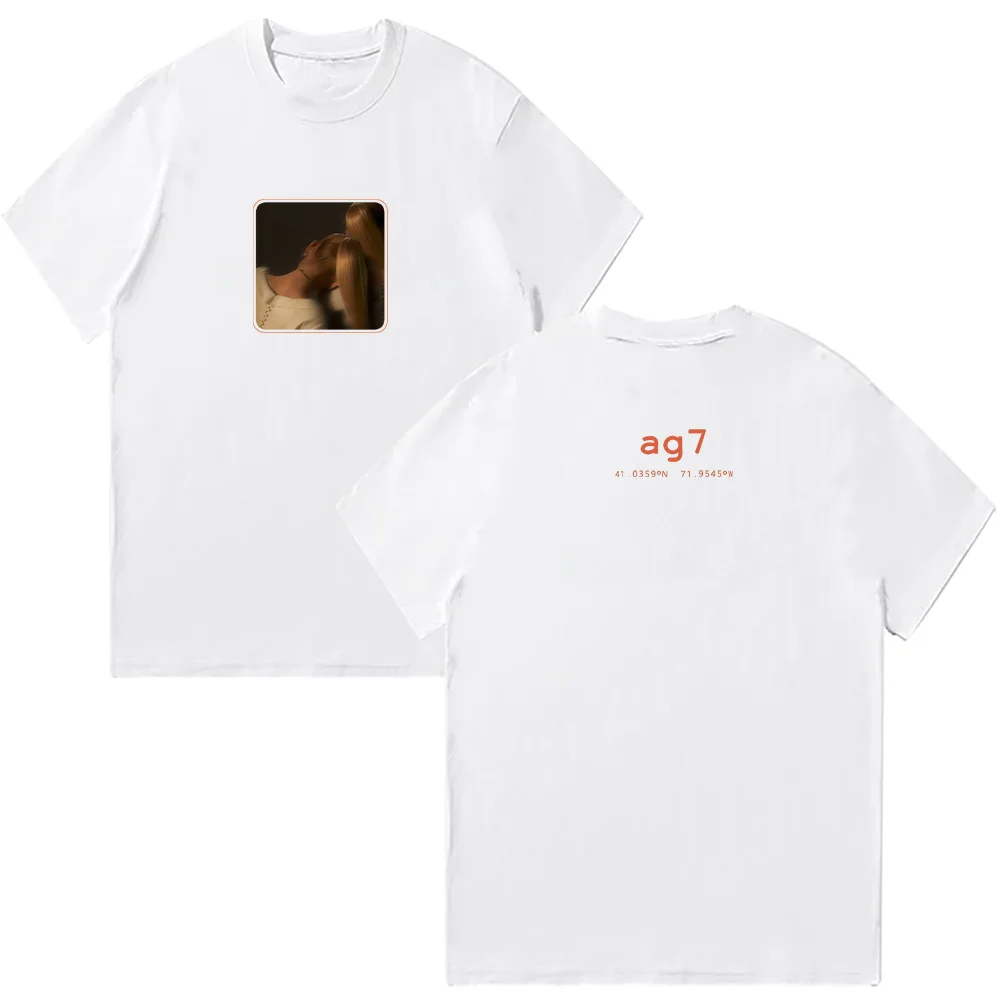 

Ariana Grande Ag7 T-shirt Eternal Sunshine Music T Shirts Cotton Cool Tee Shirt for Women Men Short Sleeve Top Y2K Clothing Tee