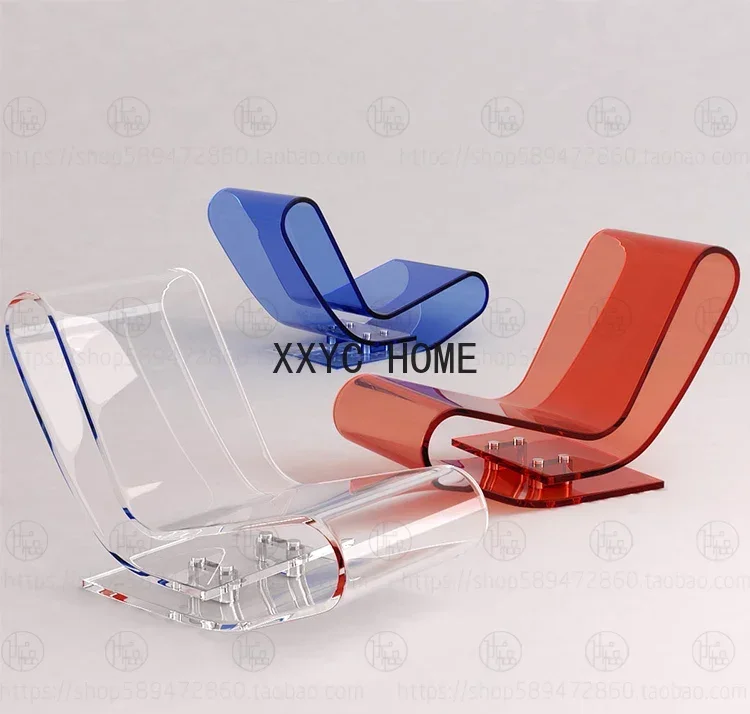 

Скандинавский домашний стул для отдыха, акриловый диван для проживания в семье, отель, табурет со спинкой для отдыха