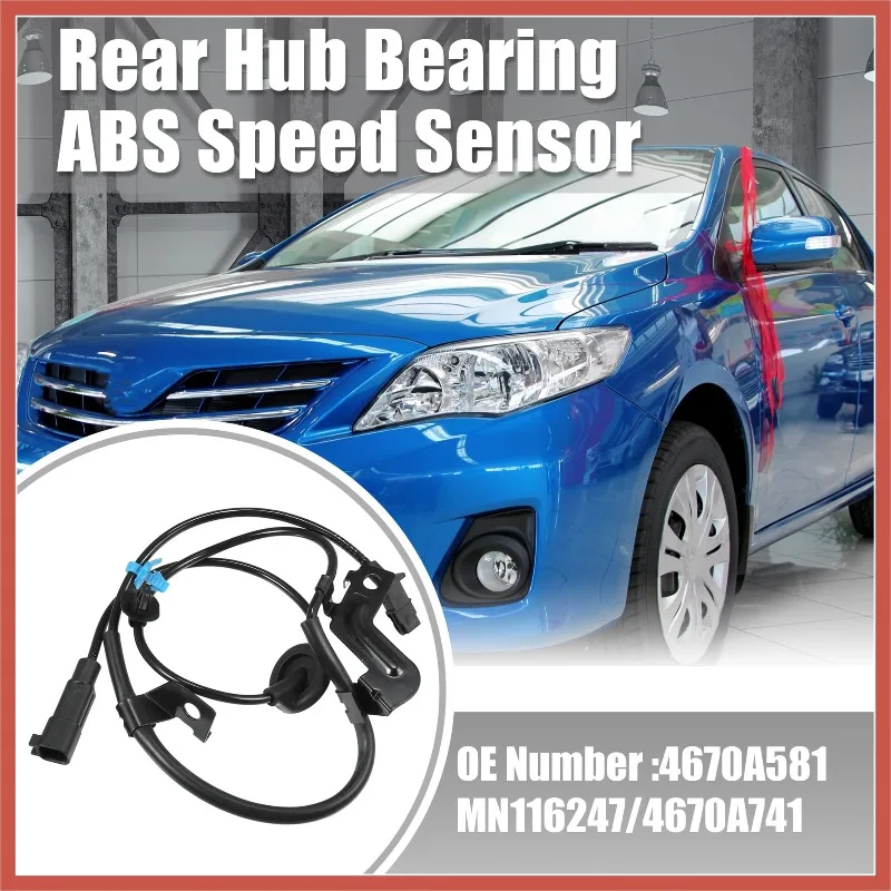 

Rear Left Right ABS Sensor For Mitsubishi ASX Outlander II 1.8 2.0 2.2 2.4 i DI-D CW1W CW4W CW5W CX4A GA2W 4670A581 4670A582