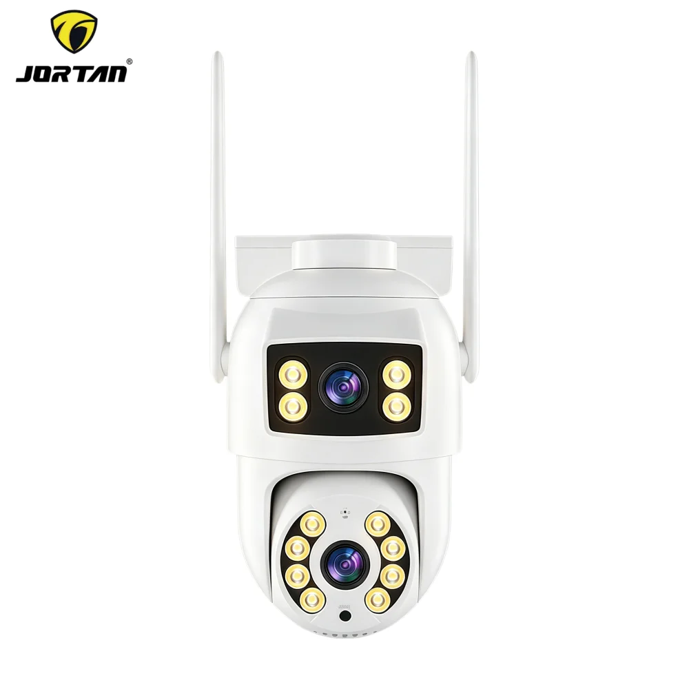4K 8MP Dual Lens Outdoor WiFi PTZ Security IP Camera AI Auto Tracking Waterproof Two Way Audio Home Street Surveillance CCTV Cam
