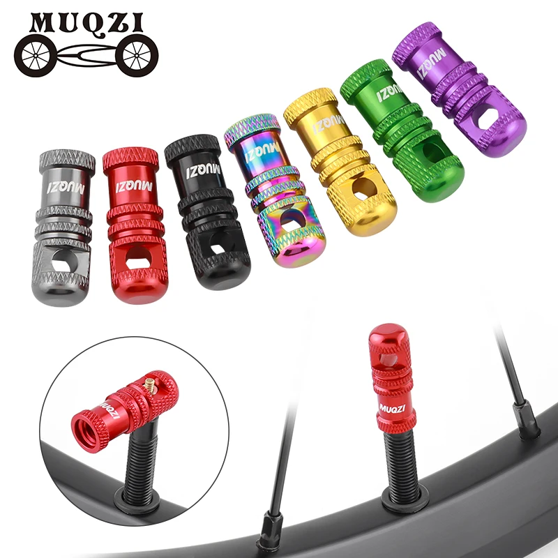

MUQZI 2/4 шт. велосипедная крышка клапана Presta с функцией удаления сердечника клапана велосипедная бескамерная крышка штока клапана MTB аксессуары для велоспорта