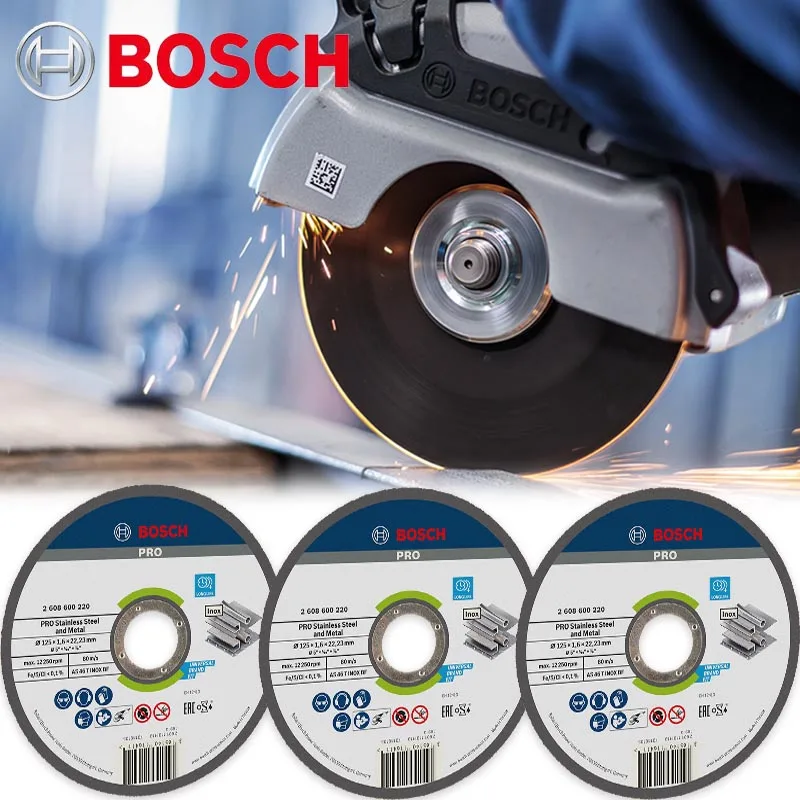 

Bosch 125X1.6Mm Stainless Steel Slicing Tool Professional Grade Angle Grinder Cutting Blade Suitable for Building Power Tools