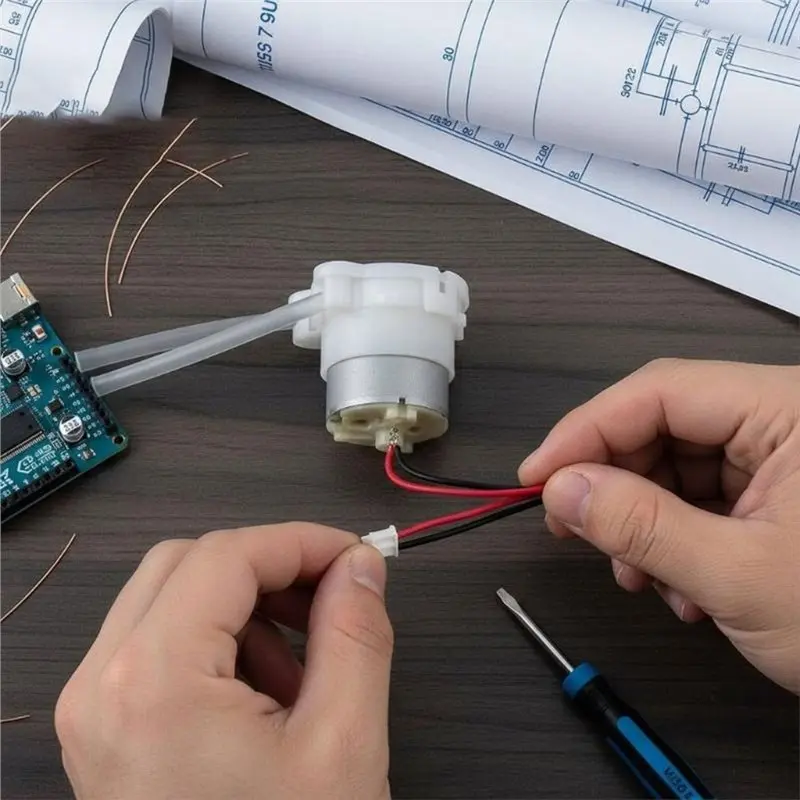 ABAH-Water Squeeze Pump Micro Peristaltic Pump Dosing Liquid Water Squeeze Pump For Lab Ink Sampling Pump