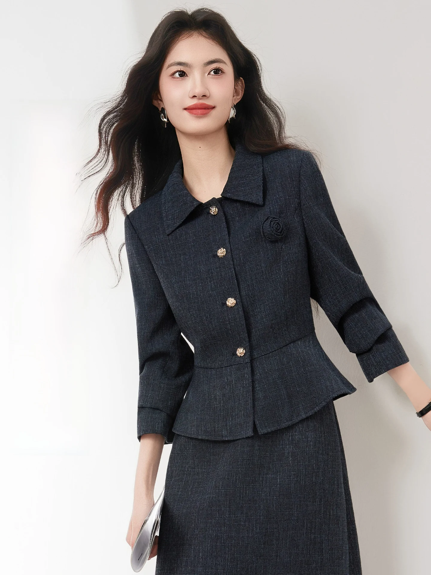 

Xin Fei Yu ort Quilted Jaet Women's Casual Sle Spring 2026 Faion Breathable Polyester Fiber Straight Cut Design